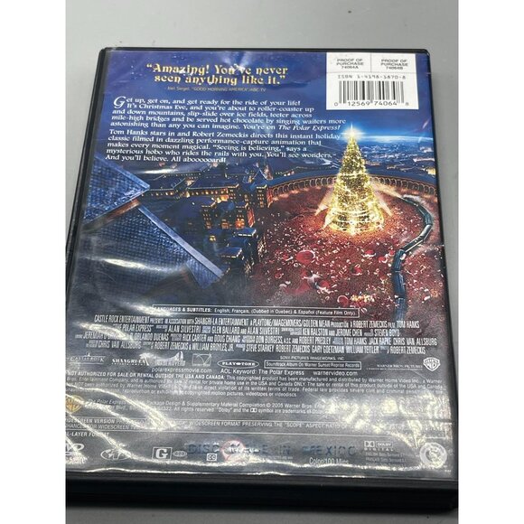 The polar express dvd tom hanks 100 min 2004 movie copyright English READ - Picture 2 of 5